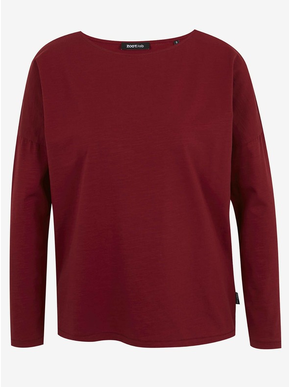 ZOOT.lab Rotes langärmeliges Damen Basic T-Shirt ZOOT.lab Evana
