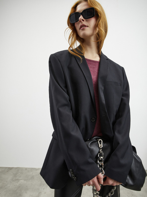 ZOOT.lab ZOOT.lab Aria burgunderfarbenes Damen Strick-T-Shirt