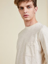 ZOOT.lab Beigefarbenes Langarm-T-Shirt ZOOT.lab