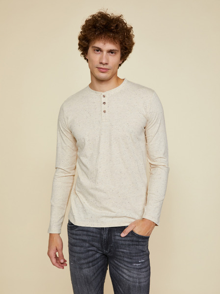ZOOT.lab Beigefarbenes Herren-Button-Down-Hemd ZOOT.lab Diego