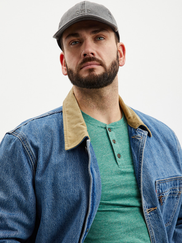 ZOOT.lab Grünes gestromtes Herren-Button-Down-Hemd ZOOT.lab Diego