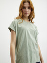 ZOOT.lab Hellgrünes, lockeres, verlängertes Damen-Basic-T-Shirt ZOOT.lab Lonie