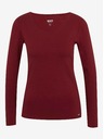 ZOOT.lab ZOOT.lab Mira bordeauxfarbenes Damen Basic-T-Shirt