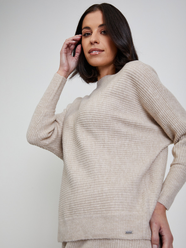 ZOOT.lab Beigefarbene Damen-Strickjacke ZOOT.lab