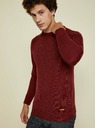ZOOT.lab Burgunderroter Herren-Basic-Pullover ZOOT.lab Olin