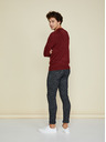 ZOOT.lab Burgunderroter Herren-Basic-Pullover ZOOT.lab Olin