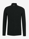 ZOOT.lab Schwarzer Herrenpullover mit Reißverschluss und Stehkragen ZOOT.lab Brad
