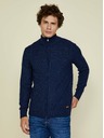 ZOOT.lab Dunkelblaue Herren Strickjacke mit Reißverschluss und Stehkragen ZOOT.lab Brad