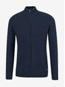 ZOOT.lab Dunkelblaue Herren Strickjacke mit Reißverschluss und Stehkragen ZOOT.lab Brad