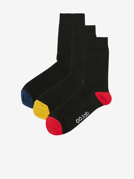 ZOOT.lab Drei Paar Herrensocken in schwarz ZOOT.lab
