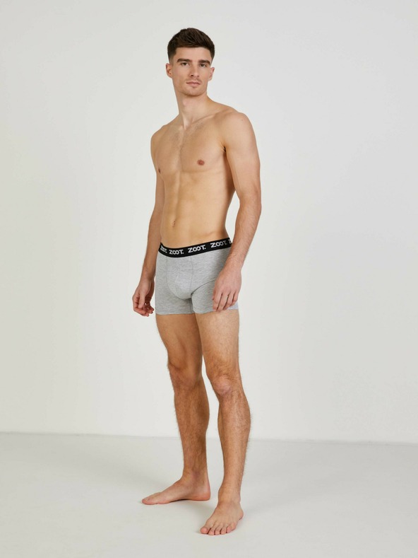 ZOOT.lab Dreier-Set Herren-Boxershorts in rot, blau und grau ZOOT.lab