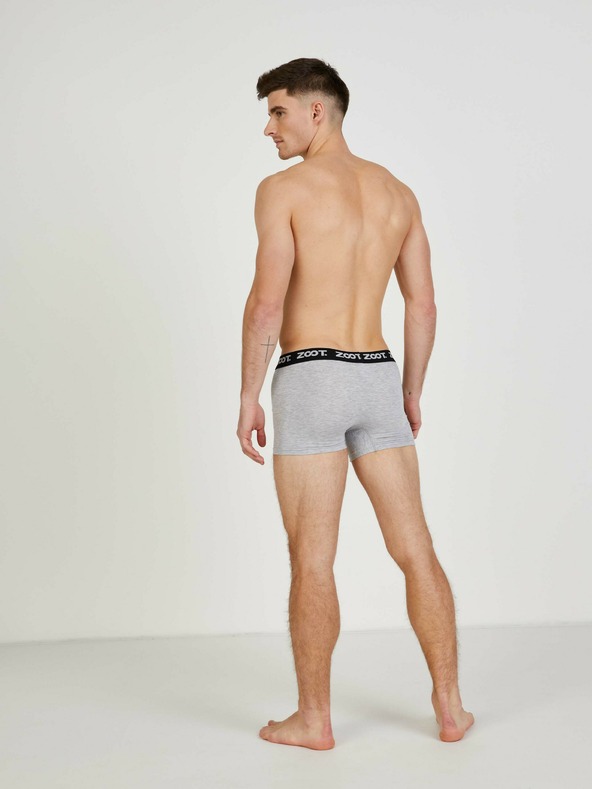 ZOOT.lab Dreier-Set Herren-Boxershorts in rot, blau und grau ZOOT.lab