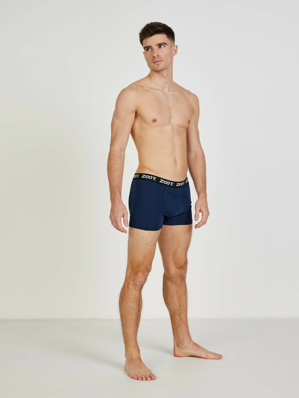 ZOOT.lab Dreier-Set Herren-Boxershorts in rot, blau und grau ZOOT.lab