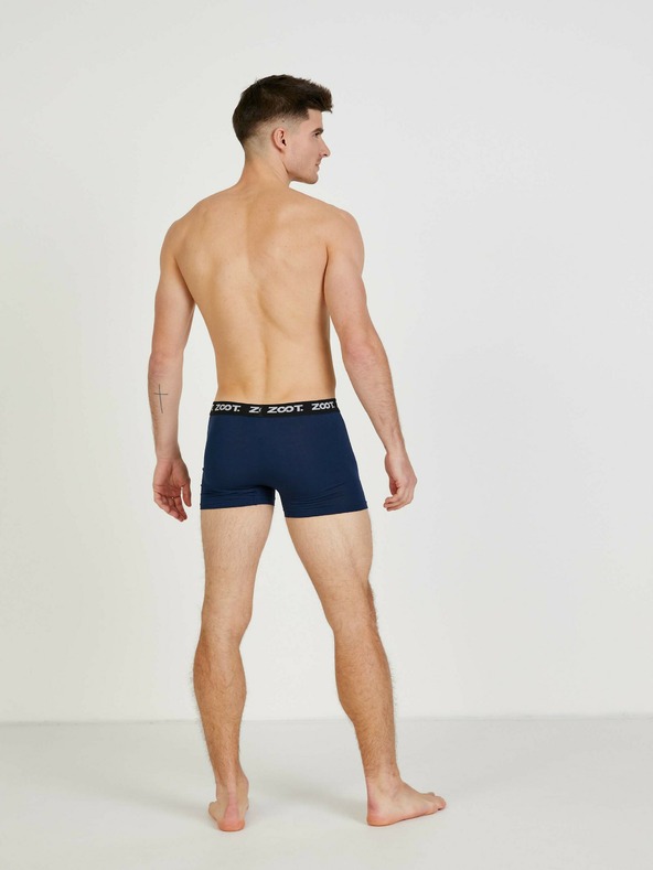 ZOOT.lab Dreier-Set Herren-Boxershorts in rot, blau und grau ZOOT.lab