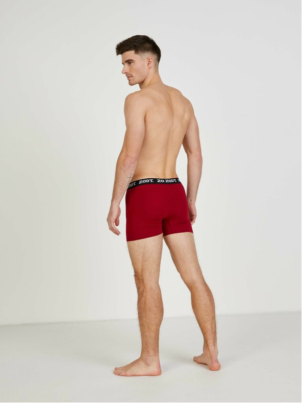 ZOOT.lab Dreier-Set Herren-Boxershorts in rot, blau und grau ZOOT.lab
