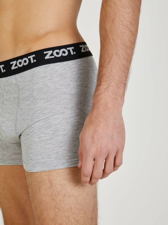 ZOOT.lab Dreier-Set Herren-Boxershorts in rot, blau und grau ZOOT.lab