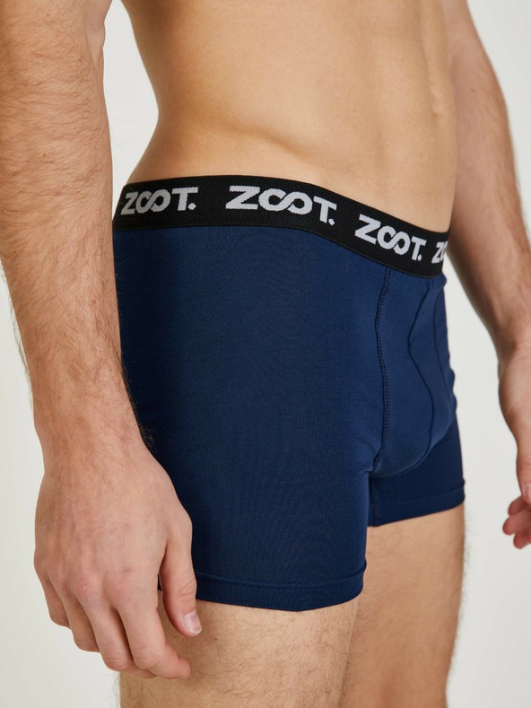 ZOOT.lab Dreier-Set Herren-Boxershorts in rot, blau und grau ZOOT.lab