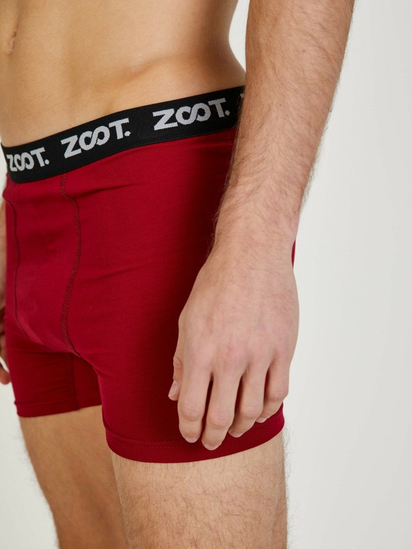 ZOOT.lab Dreier-Set Herren-Boxershorts in rot, blau und grau ZOOT.lab