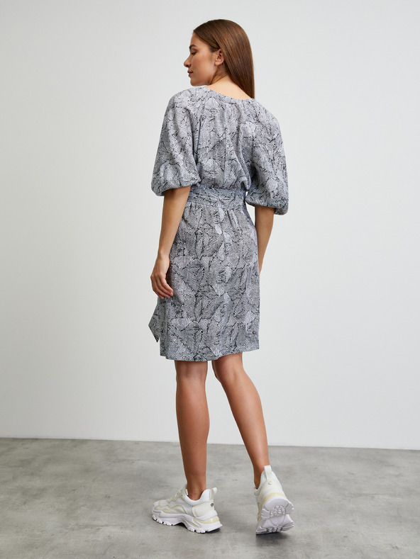 ZOOT.lab Weiß-schwarz gemustertes Kleid METROOPOLIS von ZOOT.lab Trudy