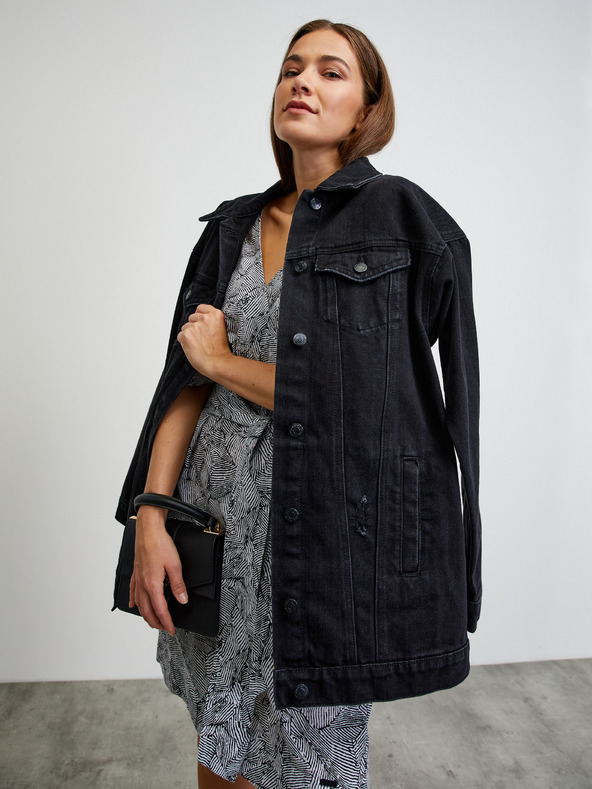 ZOOT.lab Weiß-schwarz gemustertes Kleid METROOPOLIS von ZOOT.lab Trudy