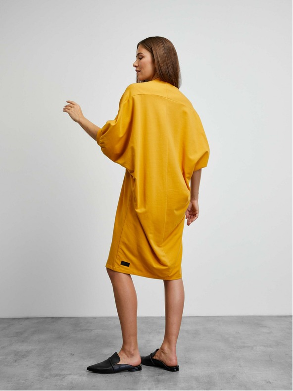 ZOOT.lab Senffarbenes lockeres Damen-Sweatshirt-Kleid METROOPOLIS by ZOOT.lab Vanity