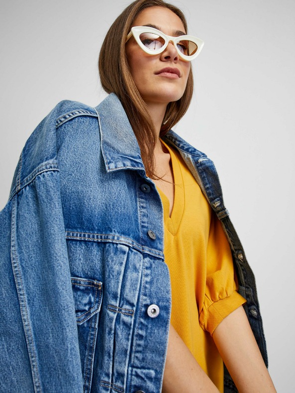 ZOOT.lab Senffarbenes lockeres Damen-Sweatshirt-Kleid METROOPOLIS by ZOOT.lab Vanity