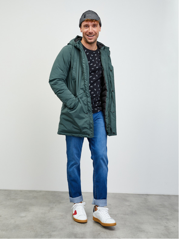 ZOOT.lab Grüner Herren-Parka mit Kapuze ZOOT.lab Charls