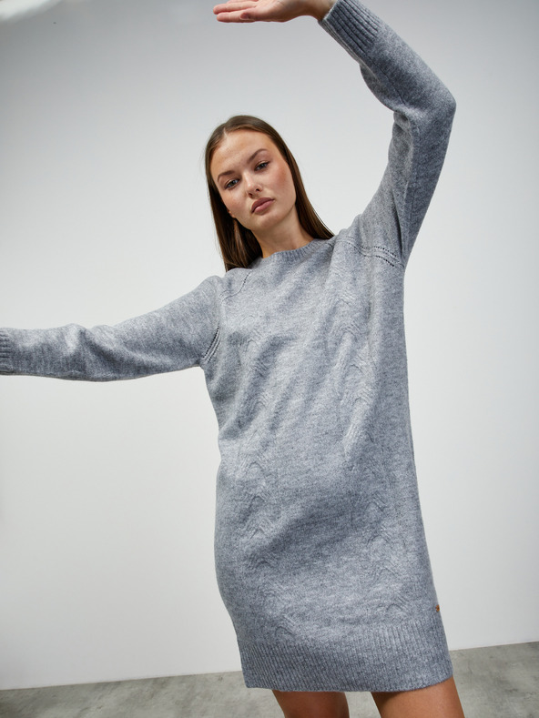 ZOOT.lab Hellgraues Pulloverkleid ZOOT.lab Amaya