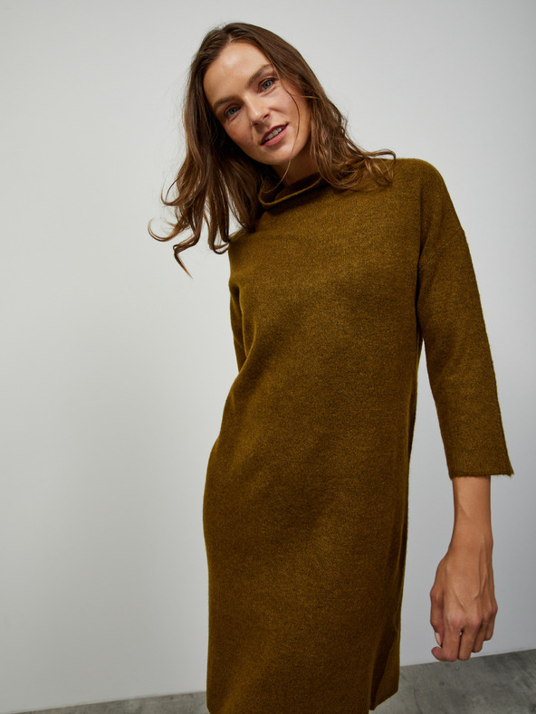 ZOOT.lab Khakifarbenes ZOOT.lab Harley-Pulloverkleid