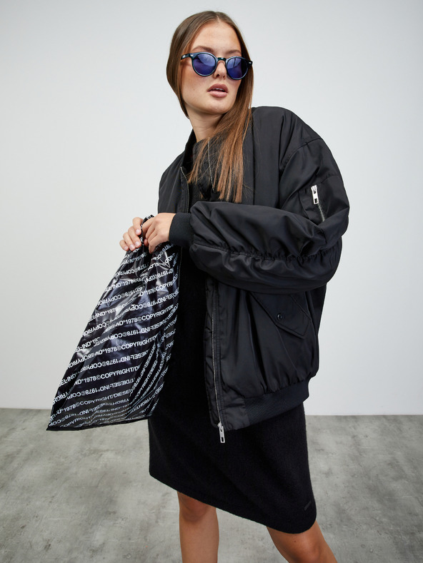 ZOOT.lab Schwarzes Wollpullover-Kleid ZOOT.lab Dania