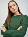 ZOOT.lab Grüner Damen-Rippstrickpullover ZOOT.lab Natacha