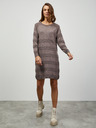 ZOOT.lab Braun gestreiftes Pullover-Kleid ZOOT.lab Bellarose