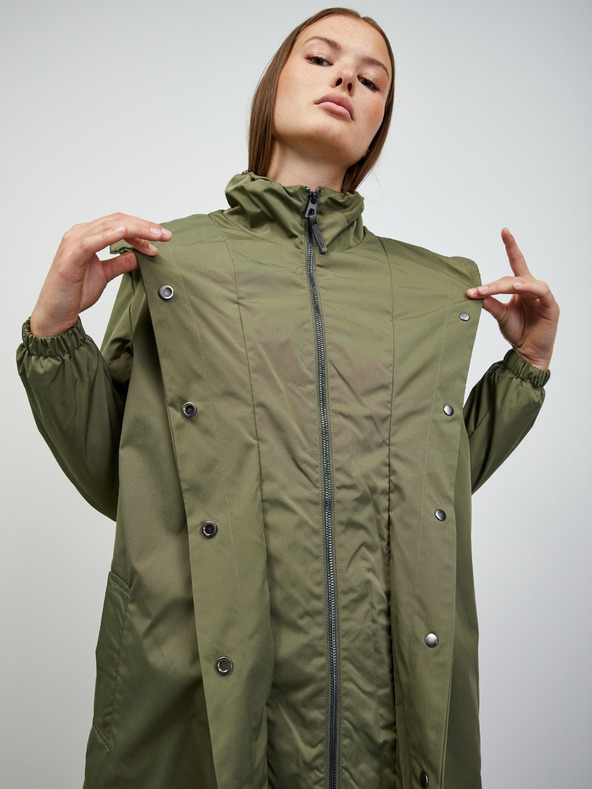 ZOOT.lab Khakifarbener langer Damenparka mit Kapuze ZOOT.lab Sadie