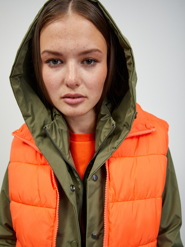 ZOOT.lab Khakifarbener langer Damenparka mit Kapuze ZOOT.lab Sadie