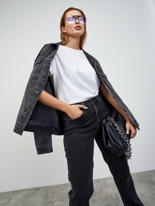 ZOOT.lab Schwarze Straight Fit Jeans für Damen ZOOT.lab Quinn