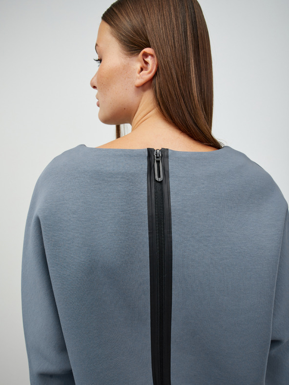 ZOOT.lab Blaues Damen-Sweatshirt mit Reißverschluss hinten ZOOT.lab Salwa