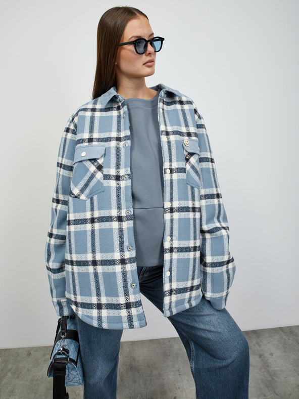 ZOOT.lab Blaues Damen-Sweatshirt mit Reißverschluss hinten ZOOT.lab Salwa