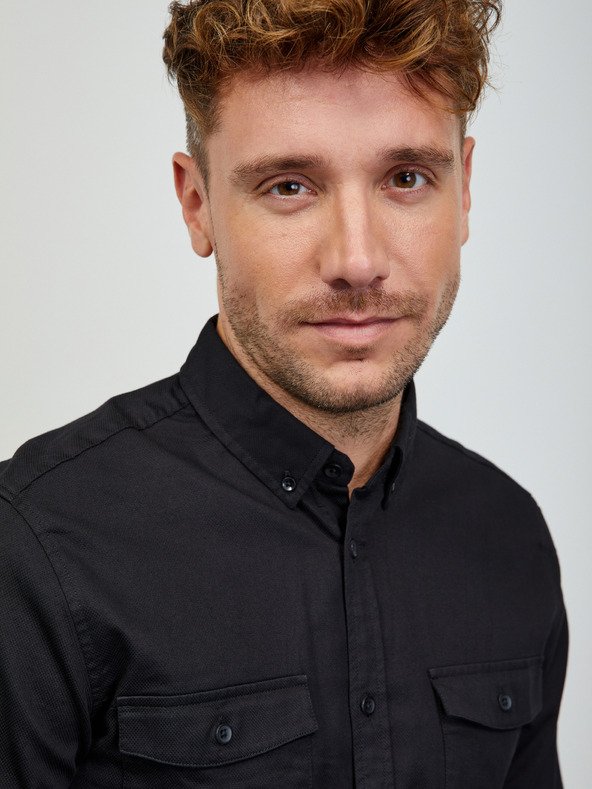 ZOOT.lab Schwarzes Herrenhemd ZOOT.lab Stanley