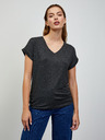 ZOOT.lab Dunkelgraues Damen geglühtes Basic-T-Shirt ZOOT.lab Adriana 4
