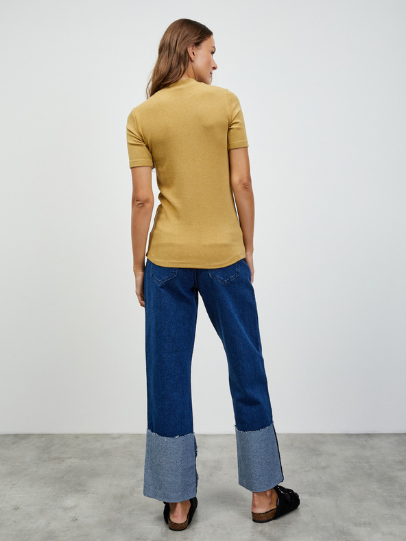 ZOOT.lab Senfgelbes Damen Basic-T-Shirt ZOOT.lab Bobbi