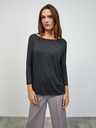 ZOOT.lab Dunkelgraues Damen Langarm Basic Shirt ZOOT.lab Leticia