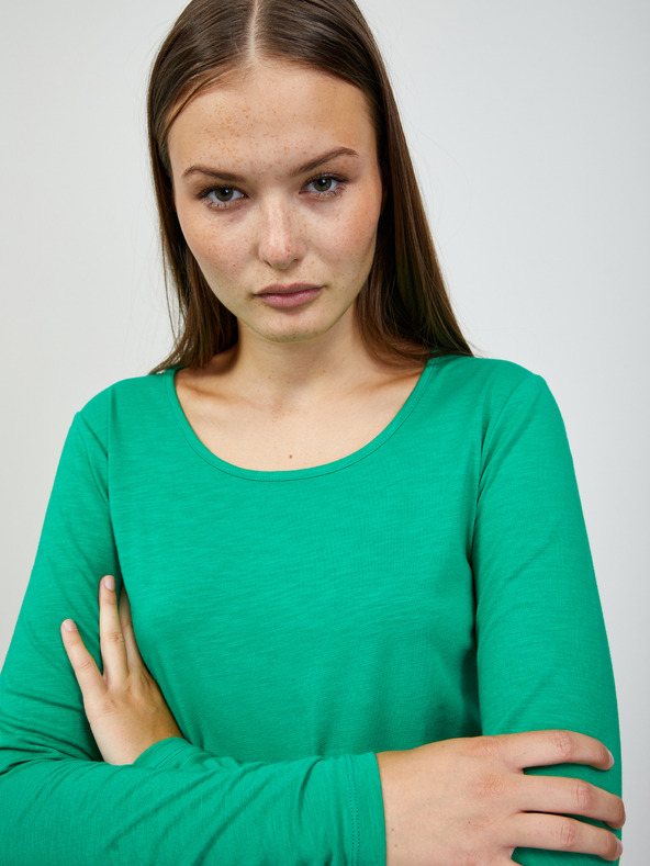 ZOOT.lab Grünes Damen Basic Langarm T-Shirt ZOOT.lab Molly
