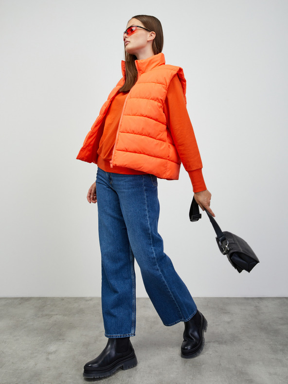 ZOOT.lab Orangefarbenes Basic-Sweatshirt für Damen ZOOT.lab Penny