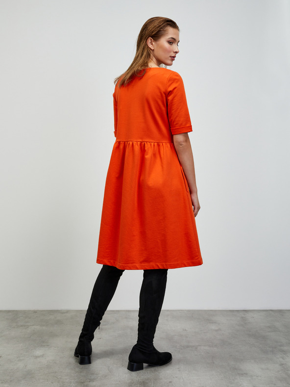 ZOOT.lab Orangefarbenes Sweatshirt Grundkleid ZOOT.lab Monika 2