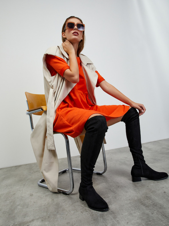 ZOOT.lab Orangefarbenes Sweatshirt Grundkleid ZOOT.lab Monika 2