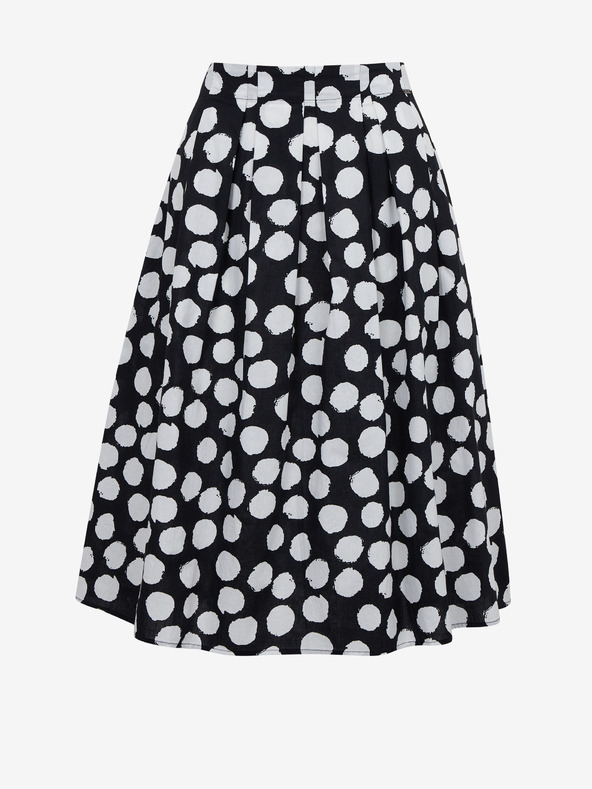 ZOOT.lab Weiß-schwarzer gepunkteter Damenrock ZOOT.lab Jenesa