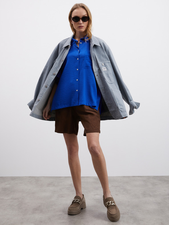ZOOT.lab Blaues Damenhemd in Übergröße ZOOT.lab Rhiannon