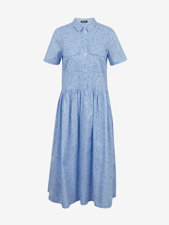 ZOOT.lab Hellblaues gemustertes Midikleid für Damen ZOOT.lab Reed