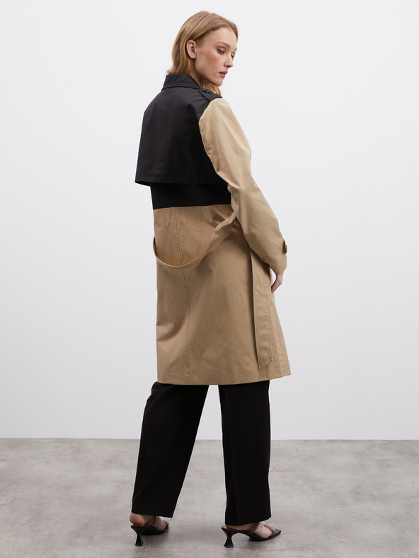 ZOOT.lab Schwarz-beiger Damen-Trenchcoat ZOOT.lab Gutta