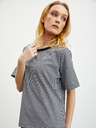 ZOOT.lab Schwarzes gestreiftes Damen-T-Shirt ZOOT.lab Floss